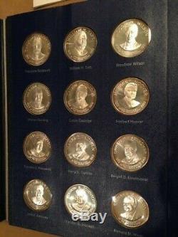 The Franklin Mint Presidential Commemorative Medals American Express Ed. Silver
