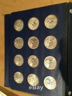 The Franklin Mint Presidential Commemorative Medals American Express Ed. Silver
