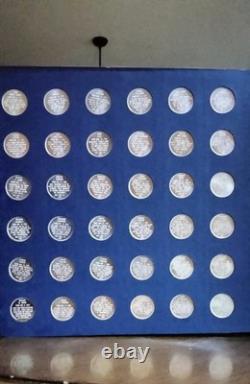 The Franklin Mint Presidential Treasury of 36Commemorative Medals 1/20,000 26mm