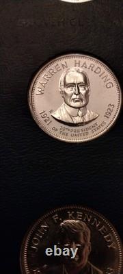 The Franklin Mint Presidential Treasury of 36Commemorative Medals 1/20,000 26mm