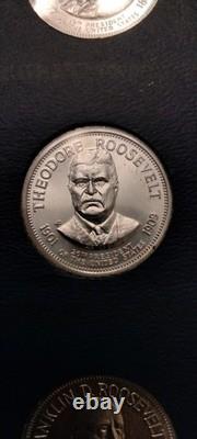 The Franklin Mint Presidential Treasury of 36Commemorative Medals 1/20,000 26mm