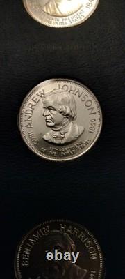 The Franklin Mint Presidential Treasury of 36Commemorative Medals 1/20,000 26mm