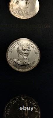The Franklin Mint Presidential Treasury of 36Commemorative Medals 1/20,000 26mm