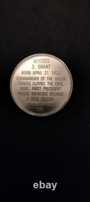 The Franklin Mint Presidential Treasury of 36Commemorative Medals 1/20,000 26mm