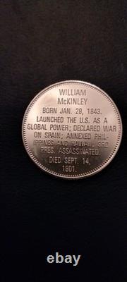 The Franklin Mint Presidential Treasury of 36Commemorative Medals 1/20,000 26mm