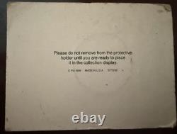 The Franklin Mint Silver Card Display Coins- 3 Coin Set