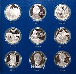 The Franklin Mint Special Commemorative Issues of 1974 Bronze Plated/Silver