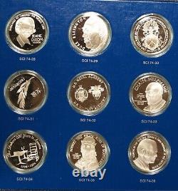The Franklin Mint Special Commemorative Issues of 1974 Bronze Plated/Silver