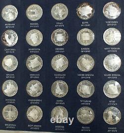 The Franklin Mint States of the Union Series 1st Edition Silver Coin Proof Set