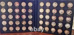 The Franklin Mint States of the Union Sterling Silver Proof Medals Complete Set