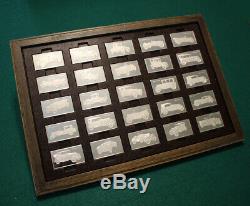 The Franklin Mint Sterling Silver Centennial Car Ingot Collection