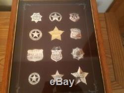 The Franklin Mint Sterling Silver Official Badges Of The Great Western Lawman