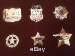 The Franklin Mint Sterling Silver Official Badges Of The Great Western Lawman