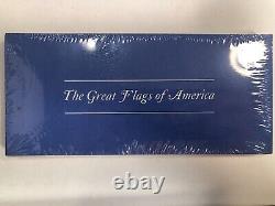 The Franklin Mint The Great Flags of America Silver Ingots Set of 42 BU