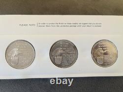 The Franklin Mint Treasury Of Presidential Commem Medals Sterling Silver