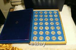 The Franklin Mint, Treasury Of Presidential Commemorative Medals Set, Silver