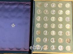 The Franklin Mint, Treasury Of Presidential Commemorative Medals Set, Silver