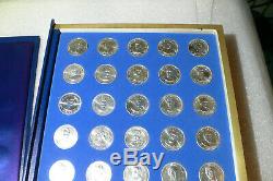 The Franklin Mint, Treasury Of Presidential Commemorative Medals Set, Silver