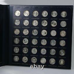 The Franklin Mint, Treasury Of Presidential Commemorative Medals Set, Silver + 4