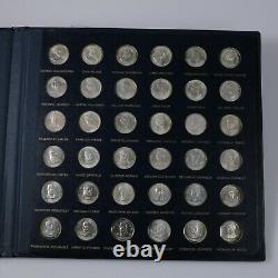 The Franklin Mint, Treasury Of Presidential Commemorative Medals Set, Silver + 4