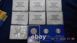 The Franklin Mint Treasury of Presidential Commemorative Medals 38 Total Rare