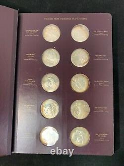 The Genius Of Michelangelo Franklin Mint Sterling Silver. 999 Coin Medallions