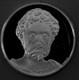 The Genius Of Michelangelo 1.26 Oz Sterling Silver Medal St. Peter Franklin Mint