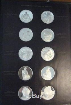 The Genius of Michelangelo 60 Sterling Medals 1970 Franklin Mint