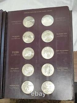 The Genius of Michelangelo 60 Sterling Silver Art Rounds from Franklin Mint