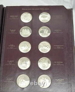 The Genius of Michelangelo 60 Sterling Silver Art Rounds from Franklin Mint