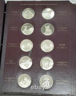 The Genius of Michelangelo 60 Sterling Silver Art Rounds from Franklin Mint