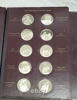 The Genius of Michelangelo 60 Sterling Silver Art Rounds from Franklin Mint