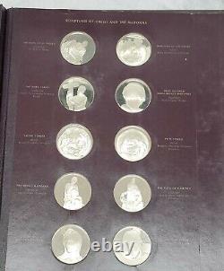 The Genius of Michelangelo 60 Sterling Silver Art Rounds from Franklin Mint