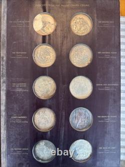 The Genius of Michelangelo Franklin Mint 60 Sterling Silver COIN 75.6 Troy OZ SS