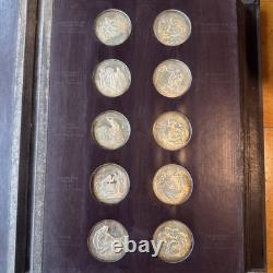 The Genius of Michelangelo Franklin Mint 60 Sterling Silver COIN 75.6 Troy OZ SS