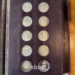 The Genius of Michelangelo Franklin Mint 60 Sterling Silver COIN 75.6 Troy OZ SS