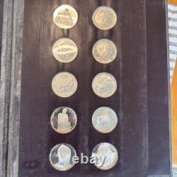 The Genius of Michelangelo Franklin Mint 60 Sterling Silver COIN 75.6 Troy OZ SS