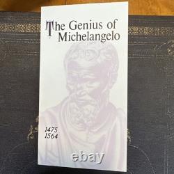 The Genius of Michelangelo Franklin Mint 60 Sterling Silver COIN 75.6 Troy OZ SS