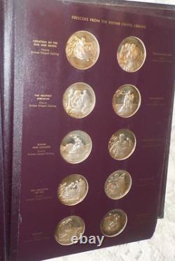 The Genius of Michelangelo Franklin Mint 60 Sterling Silver COIN MEDALLION Medal