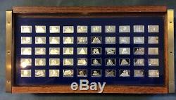 The Great Sailing Ships Of History Franklin Mint 50 Mini Ingot Sterling Silver