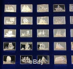 The Great Sailing Ships Of History Franklin Mint 50 Mini Ingot Sterling Silver