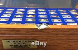 The Great Sailing Ships Of History Franklin Mint 50 Mini Ingot Sterling Silver