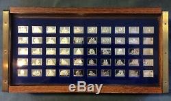 The Great Sailing Ships Of History Franklin Mint 50 Mini Ingot Sterling Silver