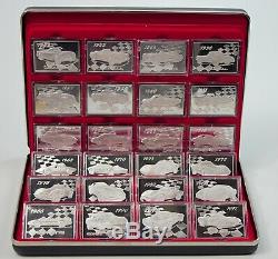 The Greatest Corvettes Silver Proof Ingot Collection from the Franklin Mint