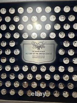 The History of the United States Mini-200 Coins (Franklin Mint, 1976) Framed