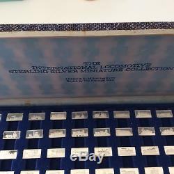 The International Locomotive Sterling Silver Miniature Collection Franklin Mint