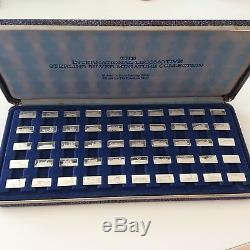 The International Locomotive Sterling Silver Miniature Collection Franklin Mint