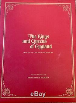 The Kings and Queens of England 1st Edition Sterling Silver Proof Set 44 coins