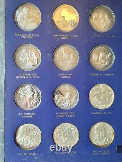 The Legacy of John F. Kennedy 1oz coins. 999 Silver Medal Set Vintage coin 36