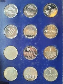 The Legacy of John F. Kennedy 1oz coins. 999 Silver Medal Set Vintage coin 36